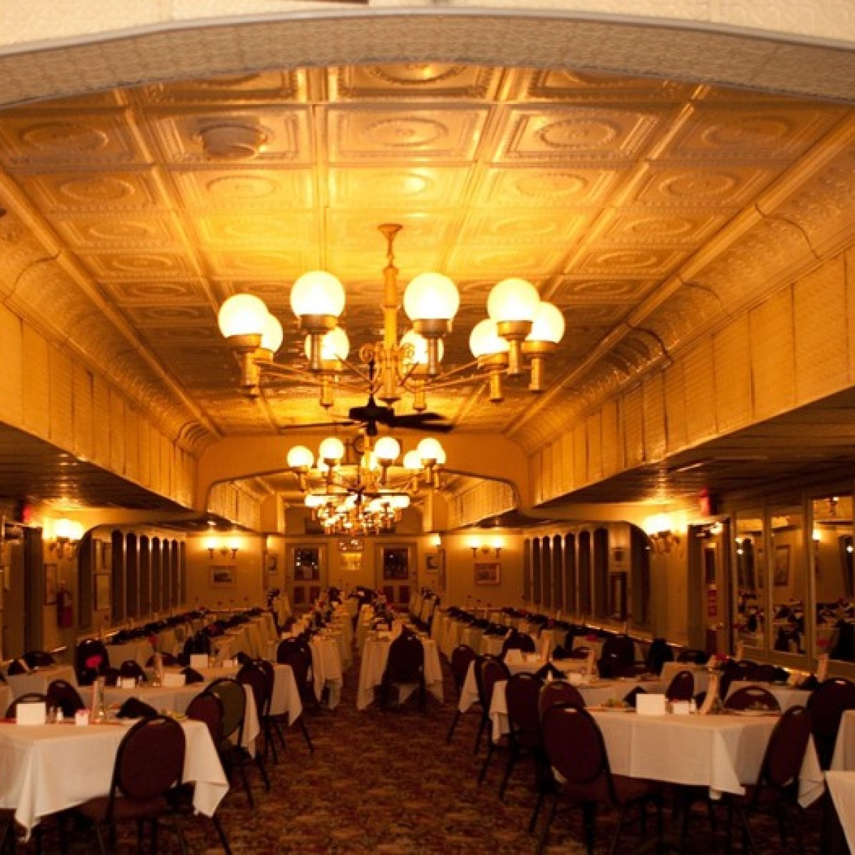 a group of people in a room