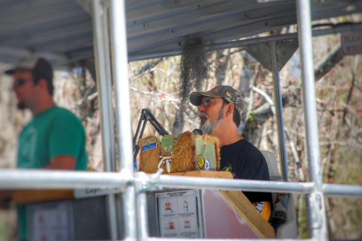 a man standing in front of a building